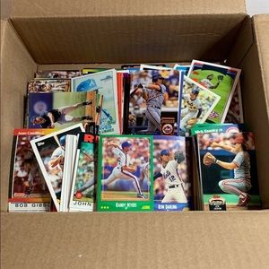 Mystery box baseball cards